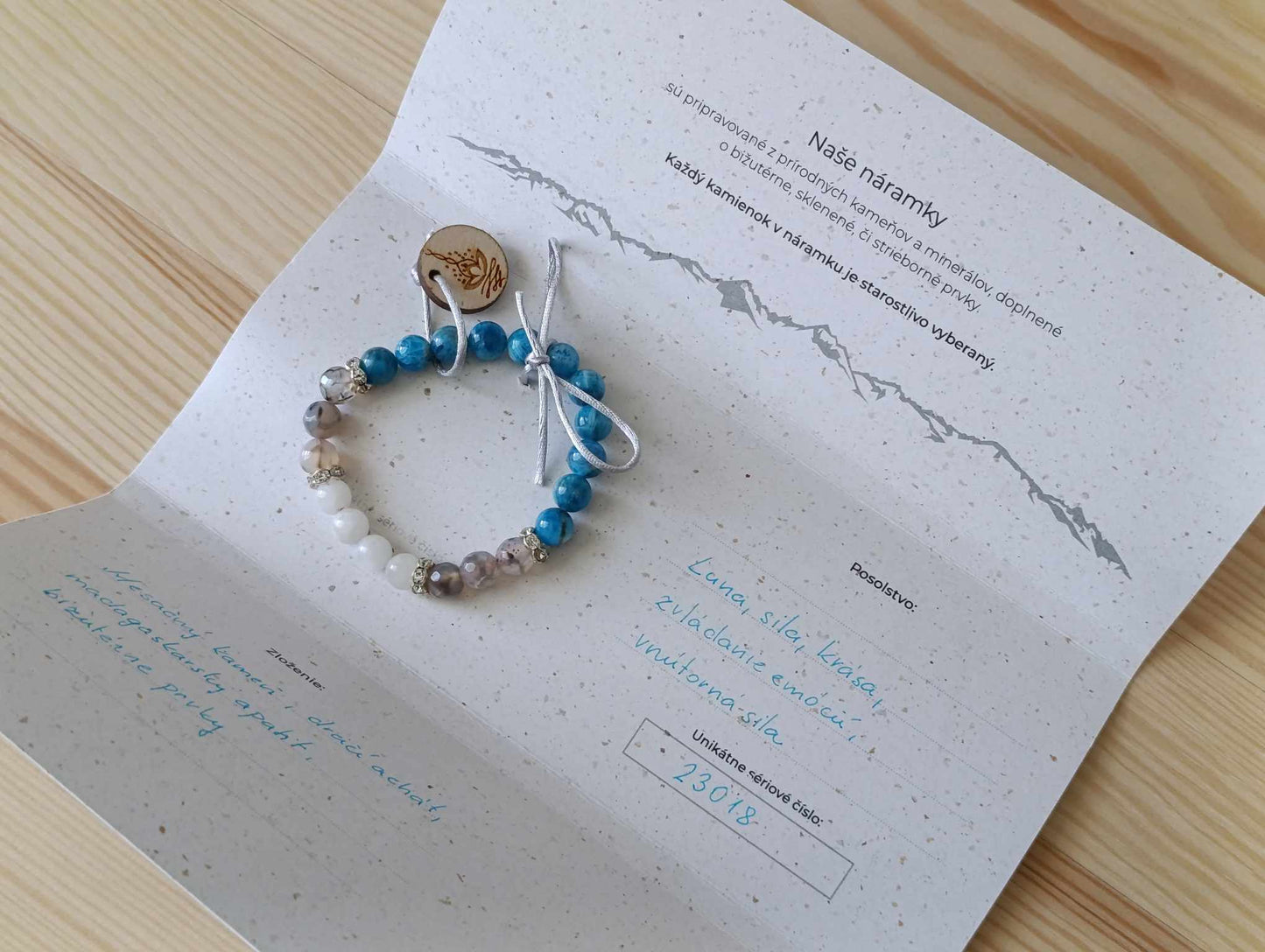 Náramok "Mesačný kameň" / Moon stone bracelet