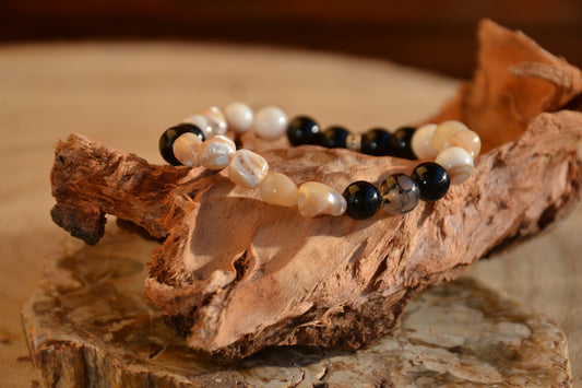 Náramok "Trochus shell" / Trochus shell bracelet /