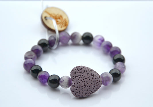 Amtystový náramok / Amethyst bracelet