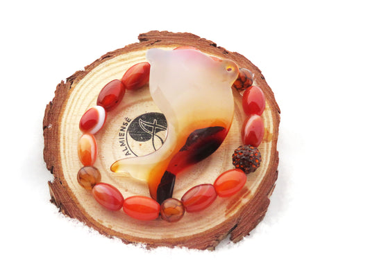 Špeciálny set karneol/achát / Agate/carneol set