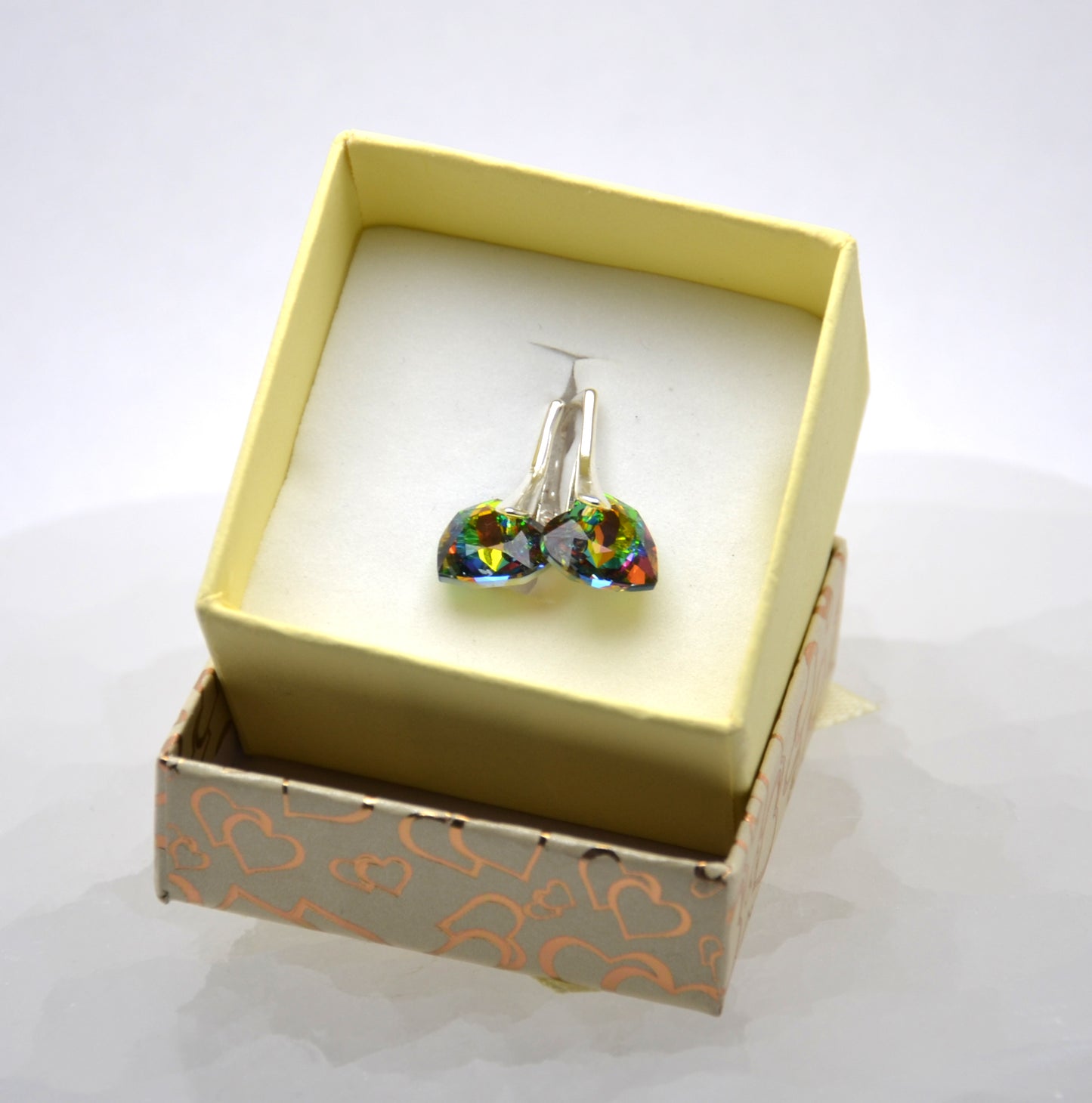 Náušnice Swarovski® srdiečka