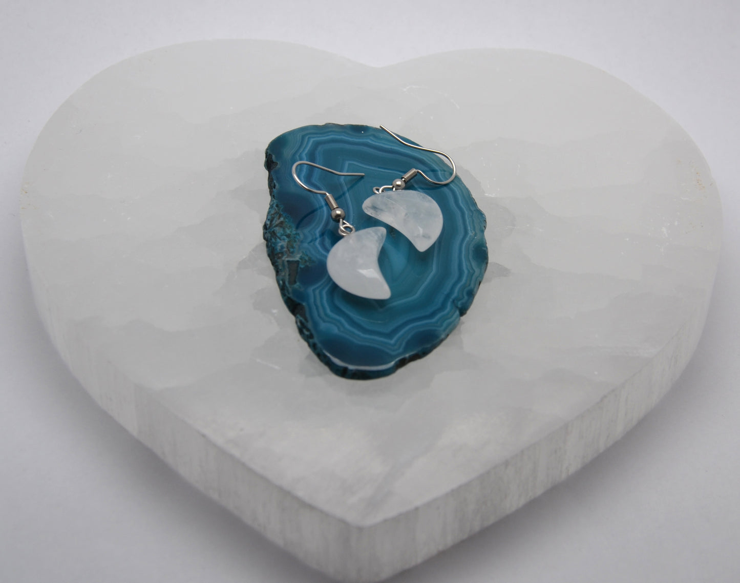 Náušnice "Kryštáľový polmesiac"