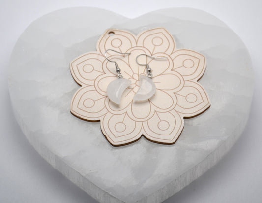 Náušnice "Kryštáľový polmesiac"