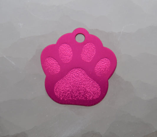 Identifikačný štítok - tmavo-ružový