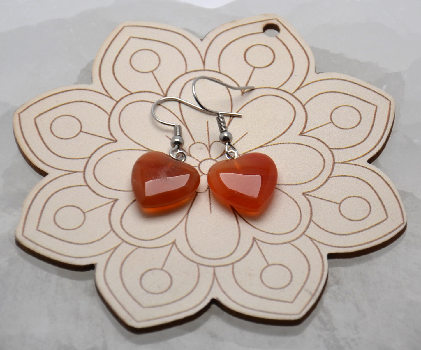 Náušnice "Karneol"