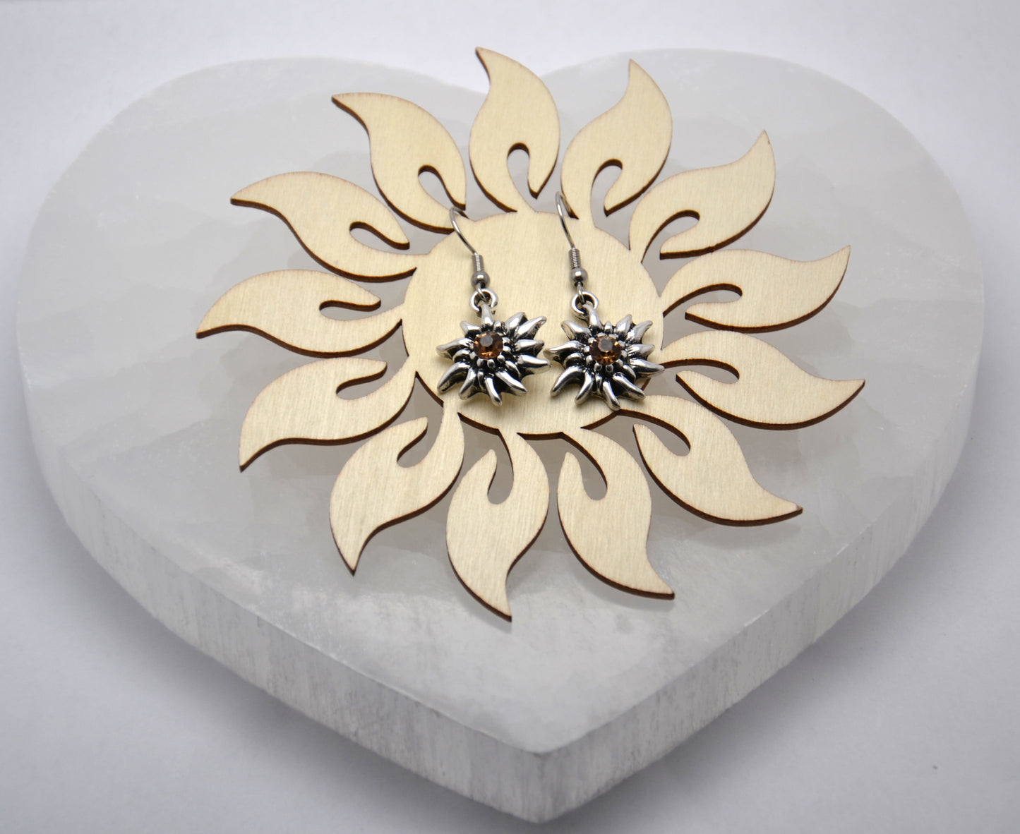 Náušnice "Hnedý plesnivec"