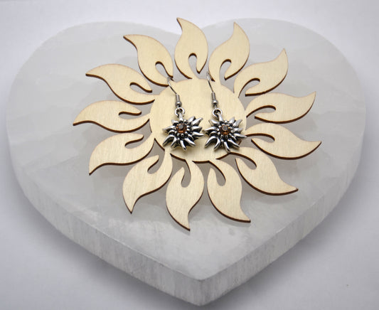 Náušnice "Hnedý plesnivec"