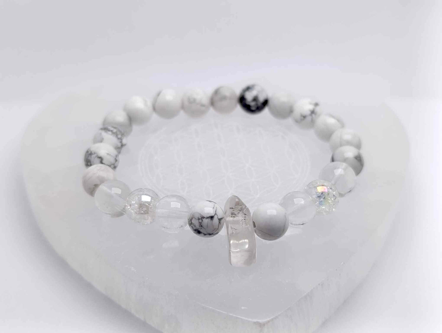 Náramok howlit/ Howlite bracelet