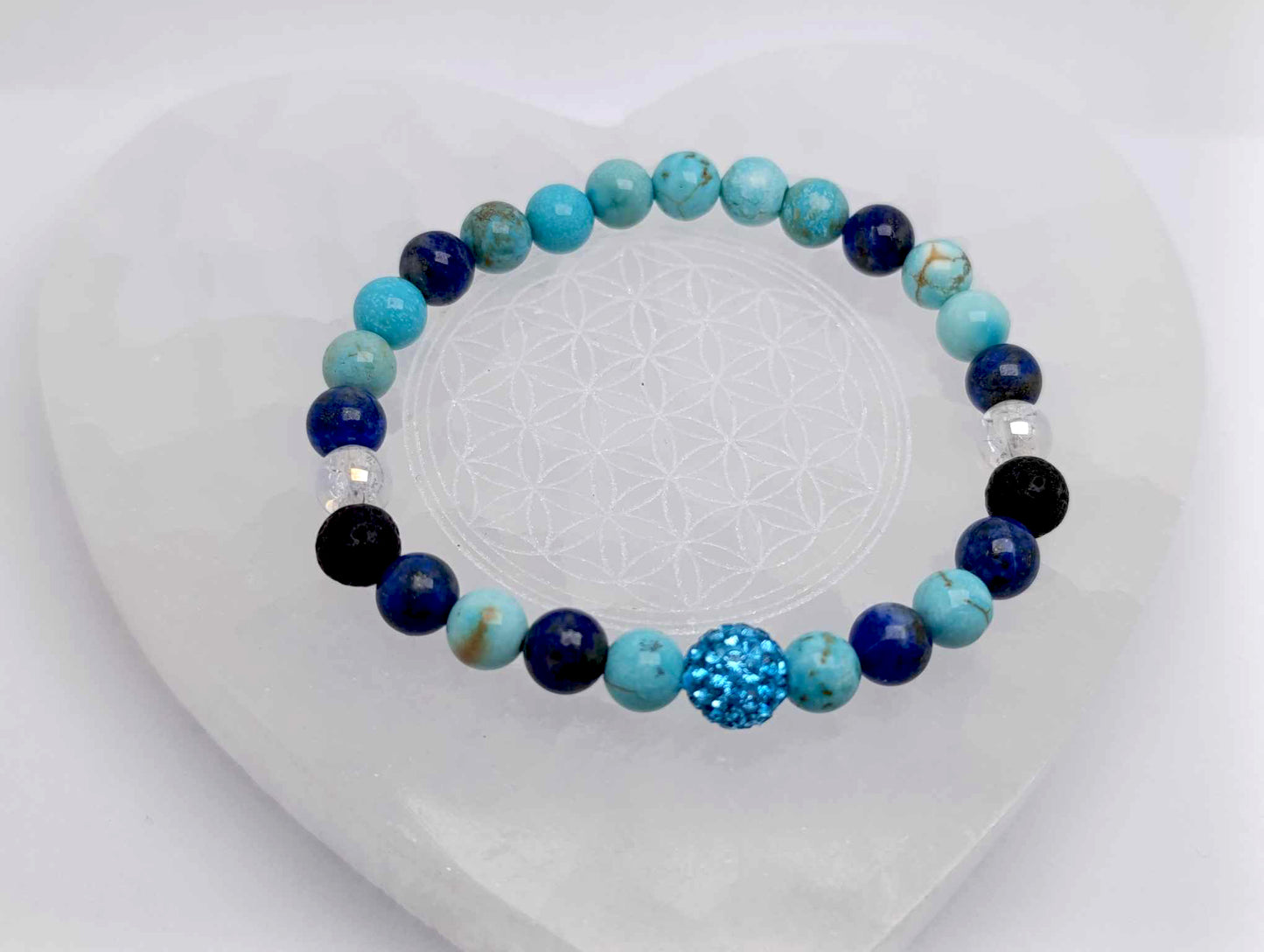 Modrý náramok / Blue bracelet